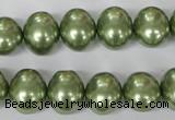 CSB145 15.5 inches 12*15mm – 13*16mm oval shell pearl beads