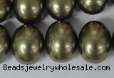 CSB167 15.5 inches 15*18mm – 16*19mm oval shell pearl beads