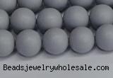 CSB1692 15.5 inches 8mm round matte shell pearl beads wholesale