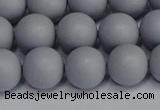 CSB1693 15.5 inches 10mm round matte shell pearl beads wholesale