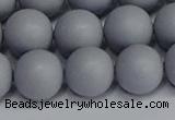 CSB1694 15.5 inches 12mm round matte shell pearl beads wholesale