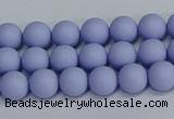 CSB1700 15.5 inches 4mm round matte shell pearl beads wholesale