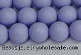 CSB1703 15.5 inches 10mm round matte shell pearl beads wholesale