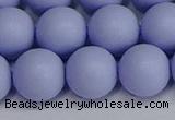 CSB1705 15.5 inches 14mm round matte shell pearl beads wholesale