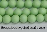 CSB1741 15.5 inches 6mm round matte shell pearl beads wholesale