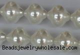 CSB175 15.5 inches 16*17mm lantern shape shell pearl beads