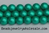 CSB1750 15.5 inches 4mm round matte shell pearl beads wholesale