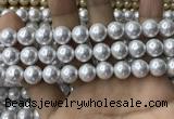 CSB2111 15.5 inches 10mm ball shell pearl beads wholesale