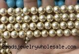 CSB2117 15.5 inches 10mm ball shell pearl beads wholesale