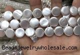 CSB2138 15.5 inches 14mm coin shell pearl beads wholesale