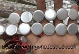 CSB2142 15.5 inches 22mm coin shell pearl beads wholesale