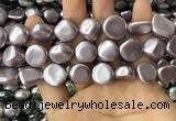 CSB2156 15.5 inches 14*14mm - 15*15mm baroque shell pearl beads