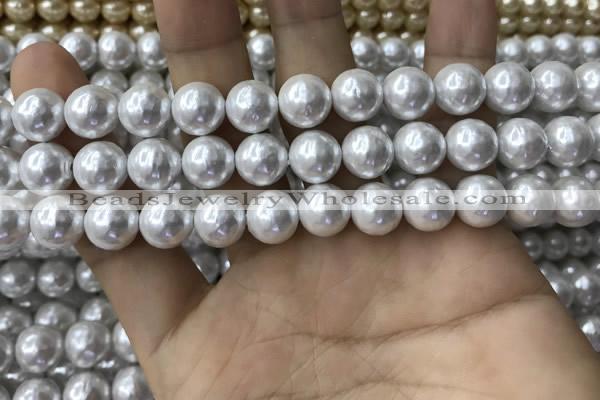 CSB2184 15.5 inches 6mm ball shell pearl beads wholesale