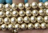 CSB2189 15.5 inches 20mm ball shell pearl beads wholesale