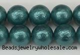 CSB2332 15.5 inches 8mm round wrinkled shell pearl beads wholesale