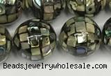 CSB4101 15.5 inches 12mm ball abalone shell beads wholesale