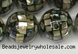 CSB4102 15.5 inches 14mm ball abalone shell beads wholesale