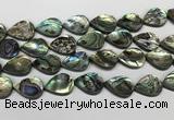 CSB4140 15.5 inches 18*25mm flat teardrop abalone shell beads