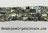CSB4153 15.5 inches 10*14mm rectangle abalone shell beads wholesale
