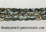 CSB4161 15.5 inches 12*16mm flat drum abalone shell beads wholesale