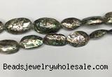 CSB4178 15.5 inches 12*28mm - 15*30mm freeform abalone shell beads