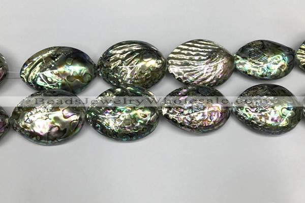 CSB4180 15.5 inches 48*58mm - 50*60mm freeform abalone shell beads