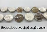 CSB4502 15.5 inches 28mm - 35mm freeform shell beads wholesale