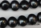 CSB818 15.5 inches 13*15mm oval shell pearl beads wholesale