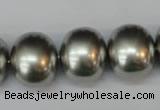 CSB836 15.5 inches 16*19mm oval shell pearl beads wholesale