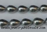 CSB860 15.5 inches 10*12mm teardrop shell pearl beads wholesale