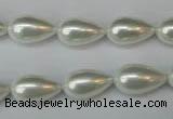 CSB864 15.5 inches 9*16mm teardrop shell pearl beads wholesale