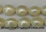 CSB880 15.5 inches 13*15mm nuggets shell pearl beads wholesale