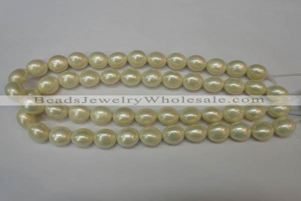 CSB880 15.5 inches 13*15mm nuggets shell pearl beads wholesale