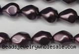 CSB891 15.5 inches 12*14mm teardrop shell pearl beads wholesale