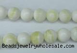 CSB953 15.5 inches 10mm round shell pearl beads wholesale