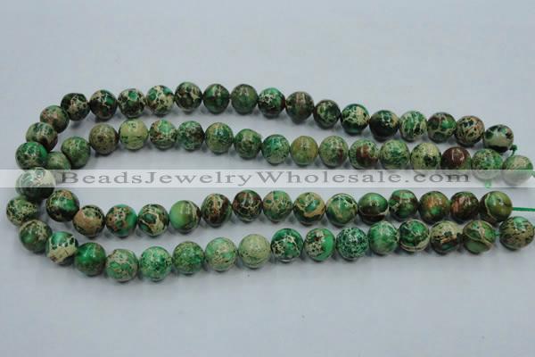 CSE221 15.5 inches 14mm round dyed natural sea sediment jasper beads