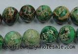 CSE223 15.5 inches 18mm round dyed natural sea sediment jasper beads