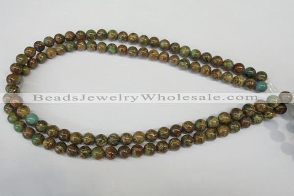 CSE5050 15.5 inches 8mm round natural sea sediment jasper beads