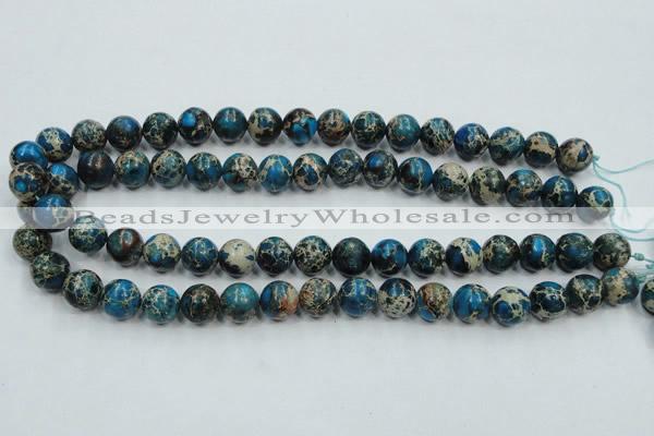 CSE62 15.5 inches 12mm round dyed natural sea sediment jasper beads