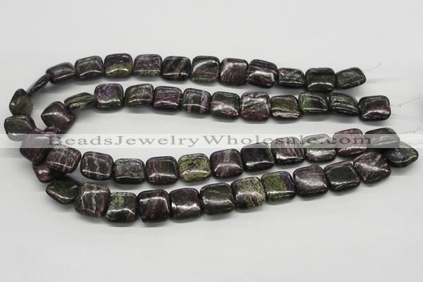 CSG58 15.5 inches 10*10mm square long spar gemstone beads wholesale