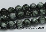 CSH02 15.5 inches 8mm round natural seraphinite gemstone beads