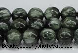 CSH04 15.5 inches 12mm round natural seraphinite gemstone beads