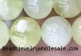 CSJ313 15.5 inches 8mm round serpentine new jade beads