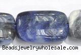 CSO07 A grade 15.5 inches 8*12mm rectangle sodalite beads