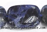 CSO08 A grade 15.5 inches 10*14mm rectangle sodalite beads