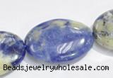 CSO11 15.5 inches 13*18mm oval A grade sodalite beads wholesale