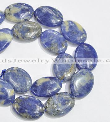 CSO12 15.5 inches 18*25mm oval A grade sodalite beads wholesale