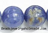 CSO16 15.5 inches 10mm round AB grade sodalite gemstone beads