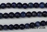 CSO400 15.5 inches 4mm round dyed sodalite gemstone beads