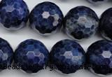 CSO417 15.5 inches 18mm faceted round dyed sodalite gemstone beads